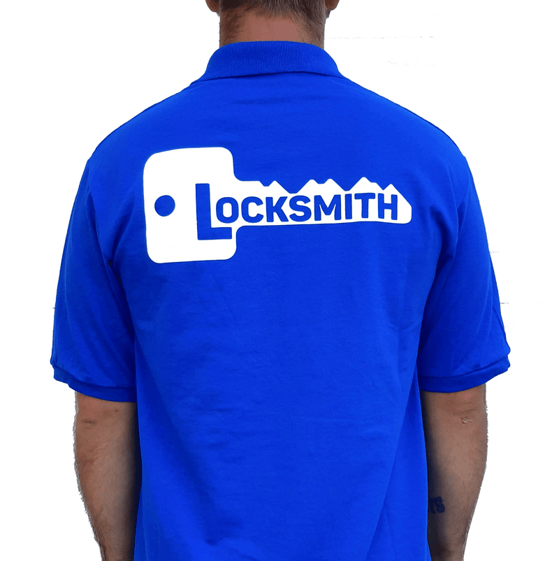 Locksmith Polo - Blue Locksmith Apparel CLK