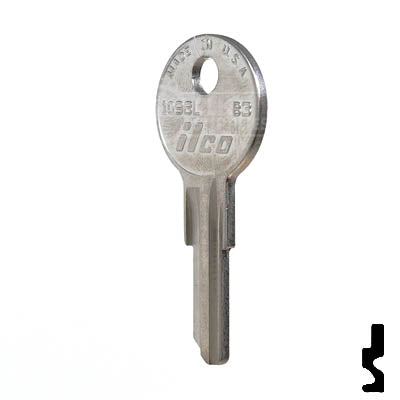 B3, 1098L E-Z Go Golf Cart Key Power Sport Key Ilco
