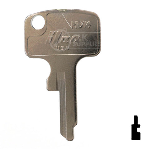 HD14 Honda Motorcycle Key Blank Power Sport Key Ilco
