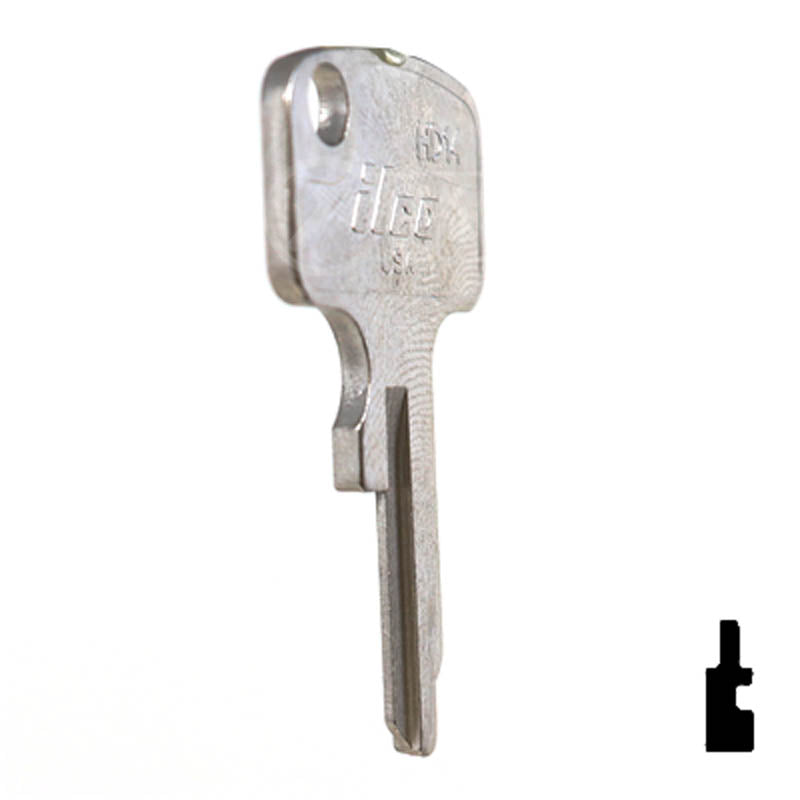 HD14 Honda Motorcycle Key Blank Power Sport Key Ilco