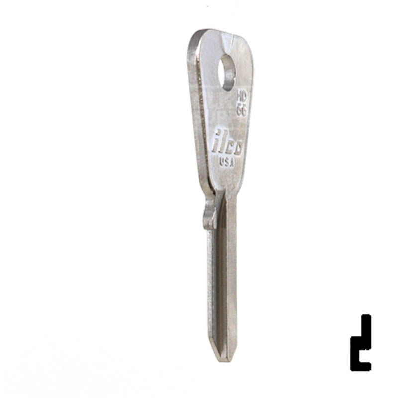 HD66 Honda Motorcycle Key Blank Power Sport Key Ilco