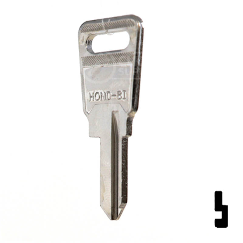 HD68 Honda Motorcycle Key Blank Power Sport Key JMA USA