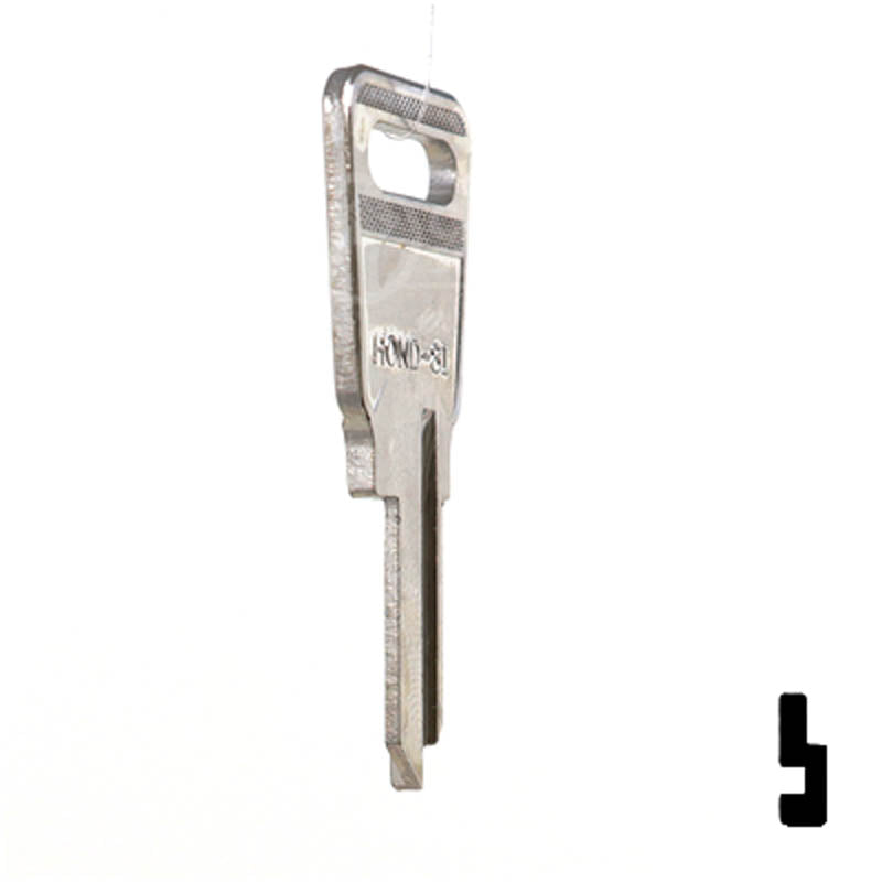 HD68 Honda Motorcycle Key Blank Power Sport Key JMA USA