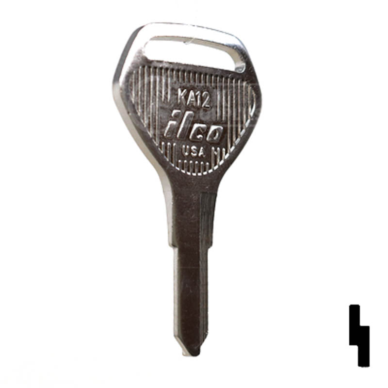 KA12 Kawasaki Key Blank Power Sport Key Ilco