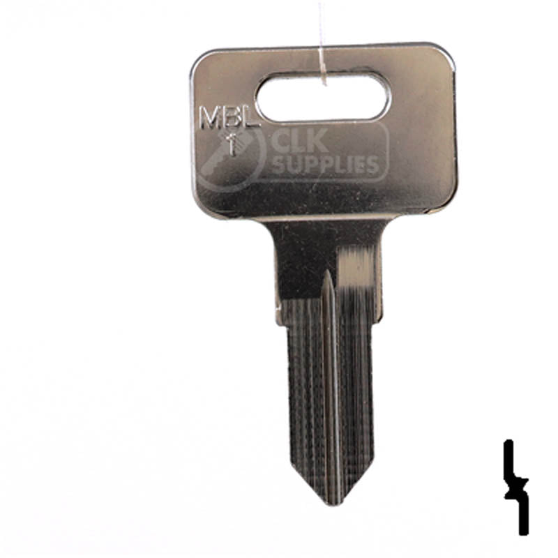 MBL1 Southco, Mobella Key Blank Power Sport Key Ilco