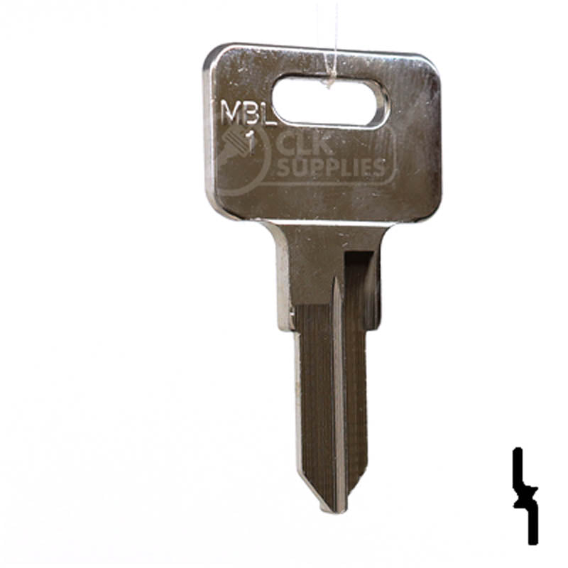 MBL1 Southco, Mobella Key Blank Power Sport Key Ilco