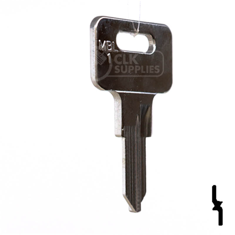 MBL1 Southco, Mobella Key Blank Power Sport Key Ilco