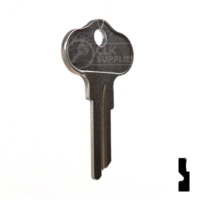 Uncut Key Blank | CH7 | Polaris, Chrysler Outboard Power Sport Key Ilco