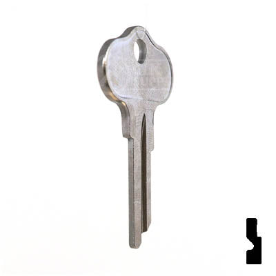 Uncut Key Blank | CH7 | Polaris, Chrysler Outboard Power Sport Key Ilco