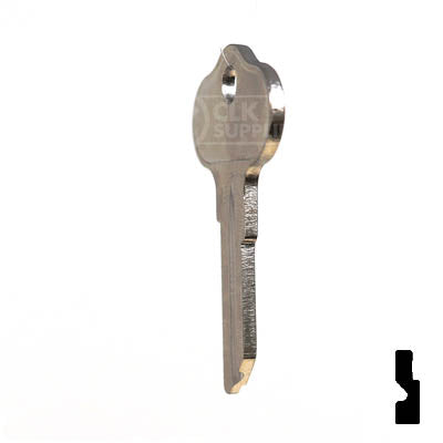 Uncut Key Blank | CH7 | Polaris, Chrysler Outboard Power Sport Key Ilco