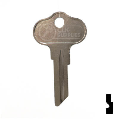 Uncut Key Blank | CH7 | Polaris, Chrysler Outboard Power Sport Key Ilco