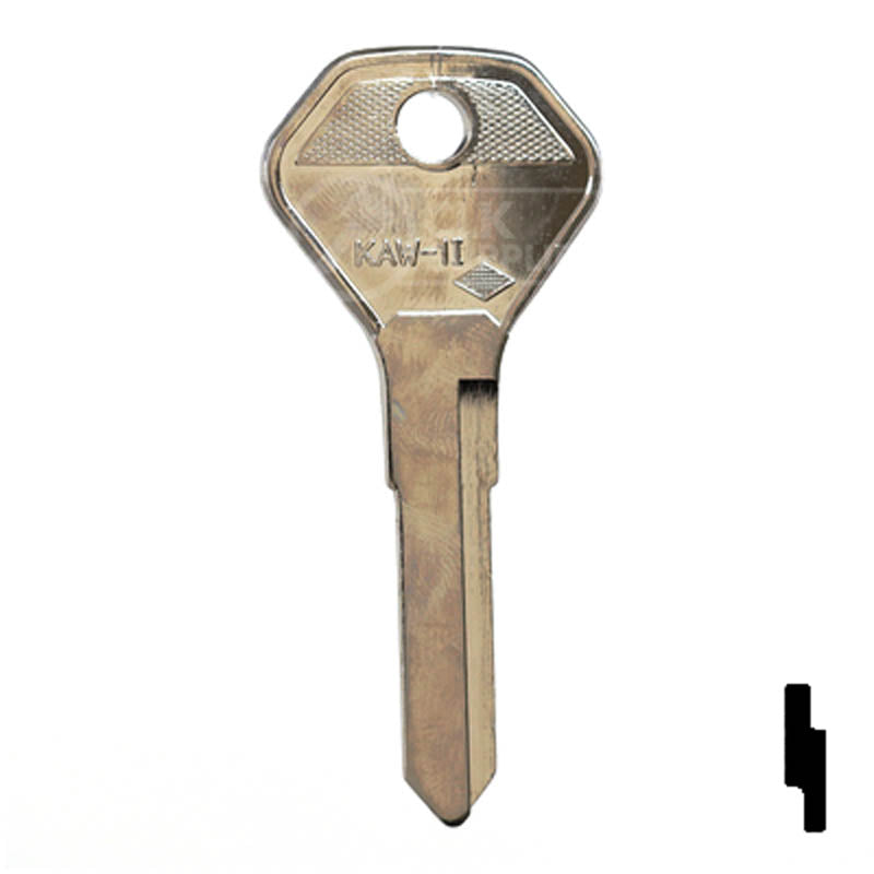 Uncut Key Blank | Kawasaki | KA11 Power Sport Key Ilco