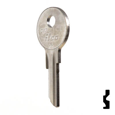 Uncut Key Blank | Waterfract, Boat | CU7 Power Sport Key Ilco