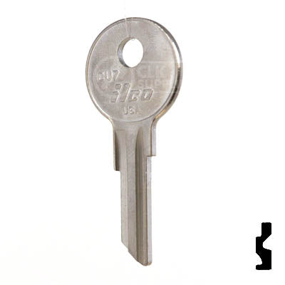 Uncut Key Blank | Waterfract, Boat | CU7 Power Sport Key Ilco