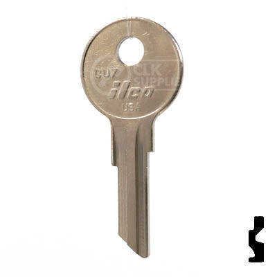 Uncut Key Blank | Waterfract, Boat | CU7 Power Sport Key Ilco