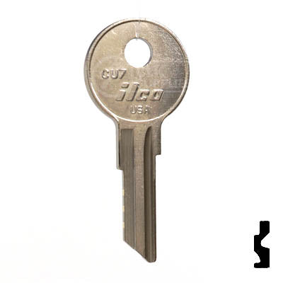 Uncut Key Blank | Waterfract, Boat | CU7 Power Sport Key Ilco