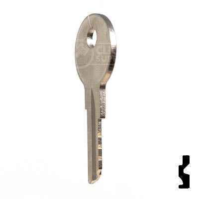 Uncut Key Blank | Waterfract, Boat | CU7 Power Sport Key Ilco