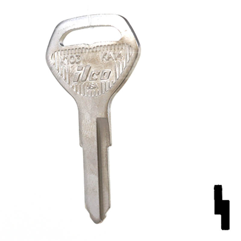 X103 (KA14) Kawasaki Key Blank Power Sport Key JMA USA