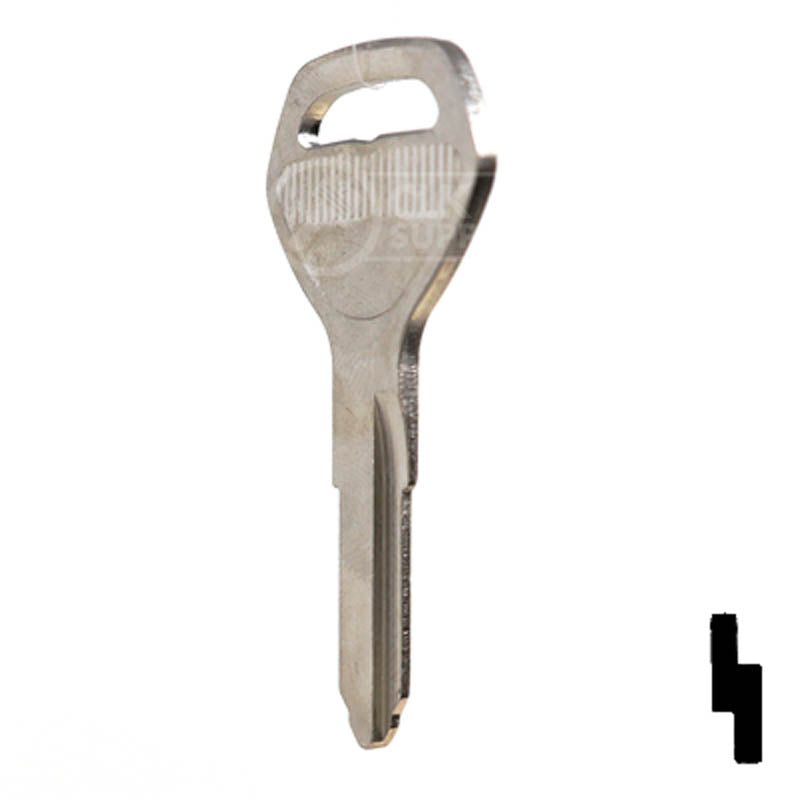 X103 (KA14) Kawasaki Key Blank Power Sport Key JMA USA
