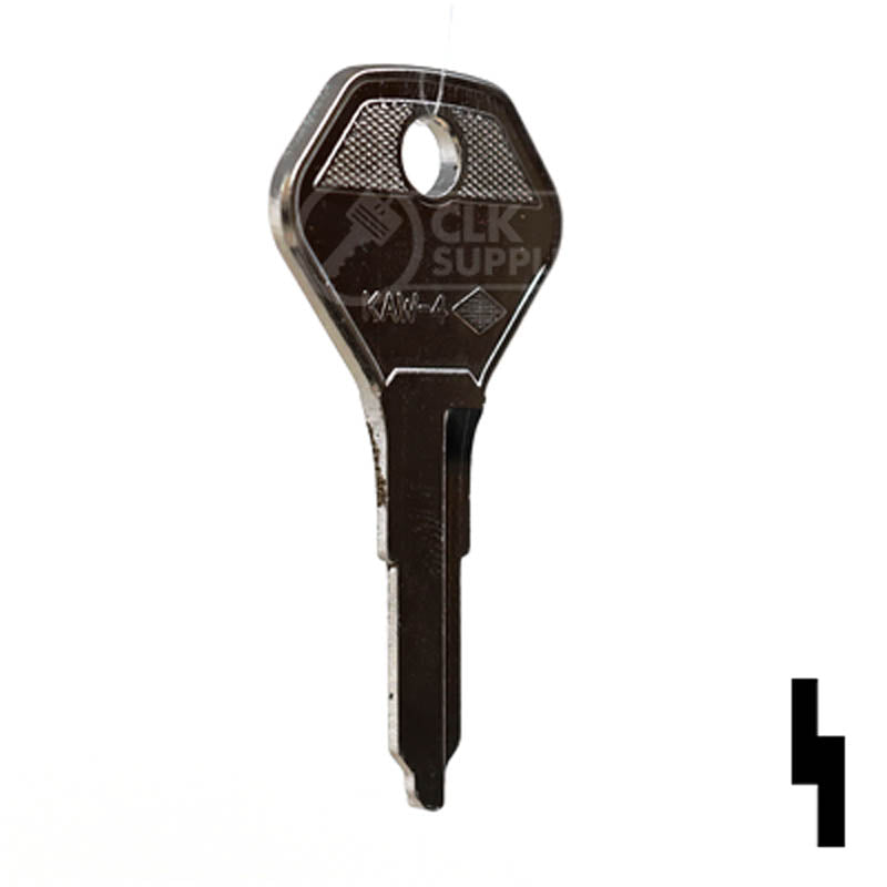 X104 (KA13) Kawasaki Key Blank Power Sport Key JMA USA