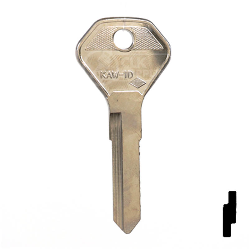 X106 (KA15) Kawasaki, Ducati Key Blank Power Sport Key JMA USA