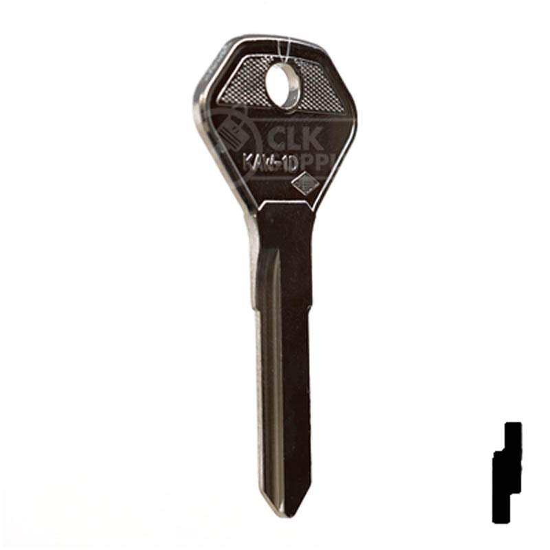 X106 (KA15) Kawasaki, Ducati Key Blank Power Sport Key JMA USA