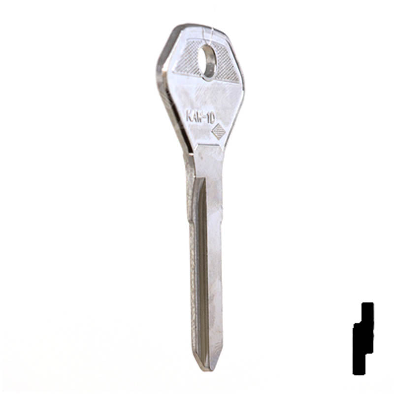 X106 (KA15) Kawasaki, Ducati Key Blank Power Sport Key JMA USA