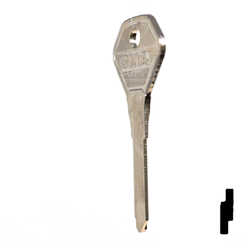 X106 (KA15) Kawasaki, Ducati Key Blank Power Sport Key JMA USA
