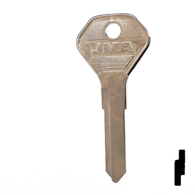 X106 (KA15) Kawasaki, Ducati Key Blank Power Sport Key JMA USA