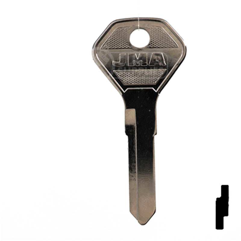 X106 (KA15) Kawasaki, Ducati Key Blank Power Sport Key JMA USA