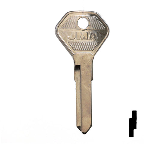 X106 (KA15) Kawasaki, Ducati Key Blank Power Sport Key JMA USA