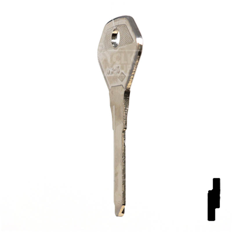 X106 (KA15) Kawasaki, Ducati Key Blank Power Sport Key JMA USA