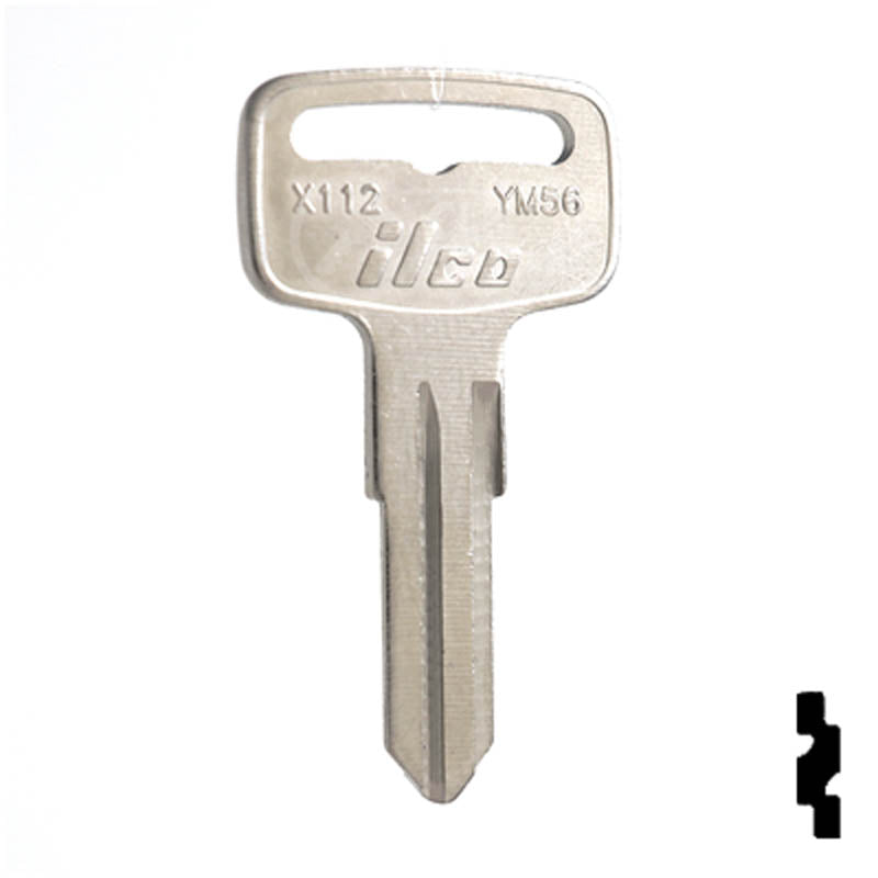 X112 (YM56) Yamaha Key Blank Power Sport Key Ilco