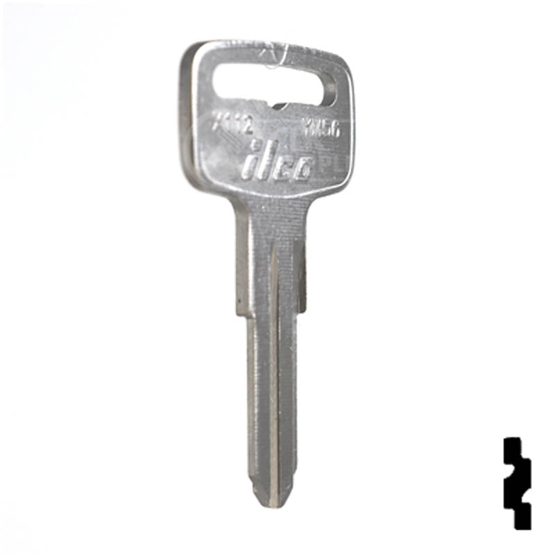 X112 (YM56) Yamaha Key Blank Power Sport Key Ilco