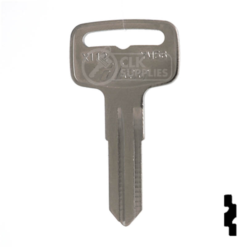 X112 (YM56) Yamaha Key Blank Power Sport Key Ilco