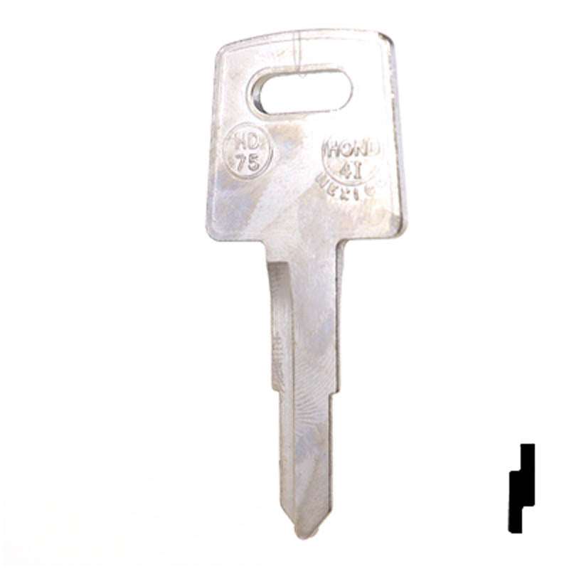 X138 ( HD75 ) Honda Motorcycle Key Power Sport Key JMA USA