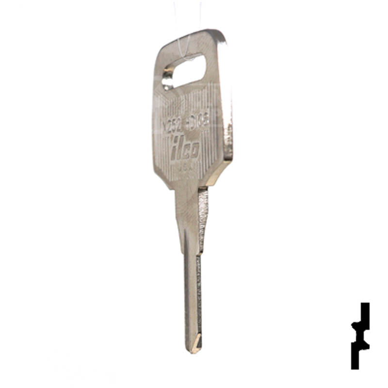 X252 ( HD108 ) Honda Motorcycle Key Power Sport Key Ilco