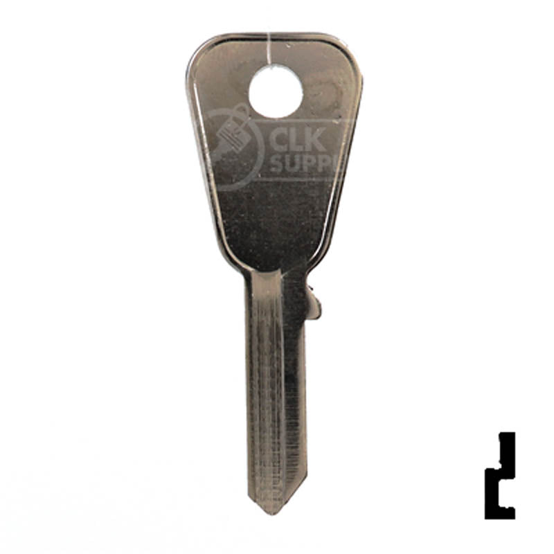 X42 ( HD47 ) Honda Motorcycle Power Sport Key Ilco