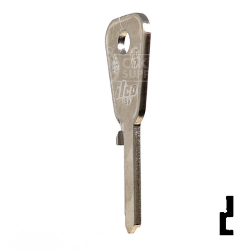 X42 ( HD47 ) Honda Motorcycle Power Sport Key Ilco