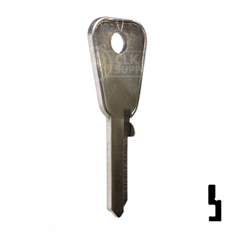 X43 ( HD48 ) Honda Motorcycle Power Sport Key Ilco