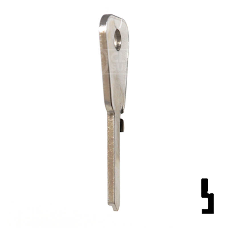 X43 ( HD48 ) Honda Motorcycle Power Sport Key Ilco