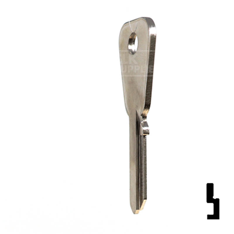 X43 ( HD48 ) Honda Motorcycle Power Sport Key Ilco