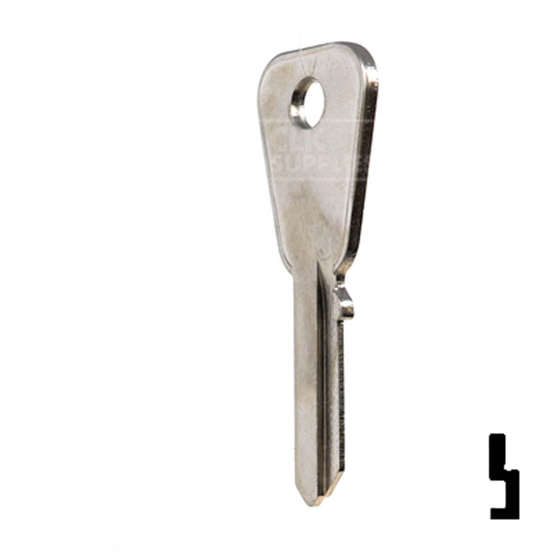X43 ( HD48 ) Honda Motorcycle Power Sport Key Ilco