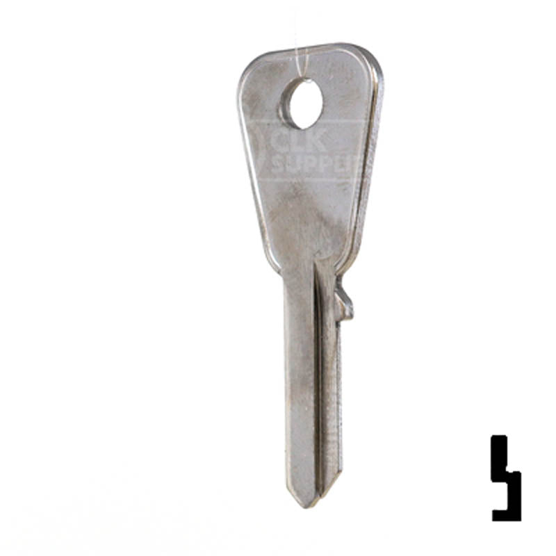X43 ( HD48 ) Honda Motorcycle Power Sport Key Ilco
