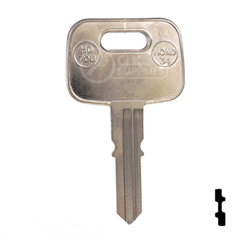 X71 ( HD70U ) Honda Key Power Sport Key JMA USA