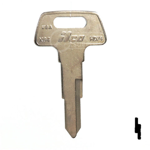X84 ( HD74, HD63 ) Honda Motorcycle Power Sport Key Ilco