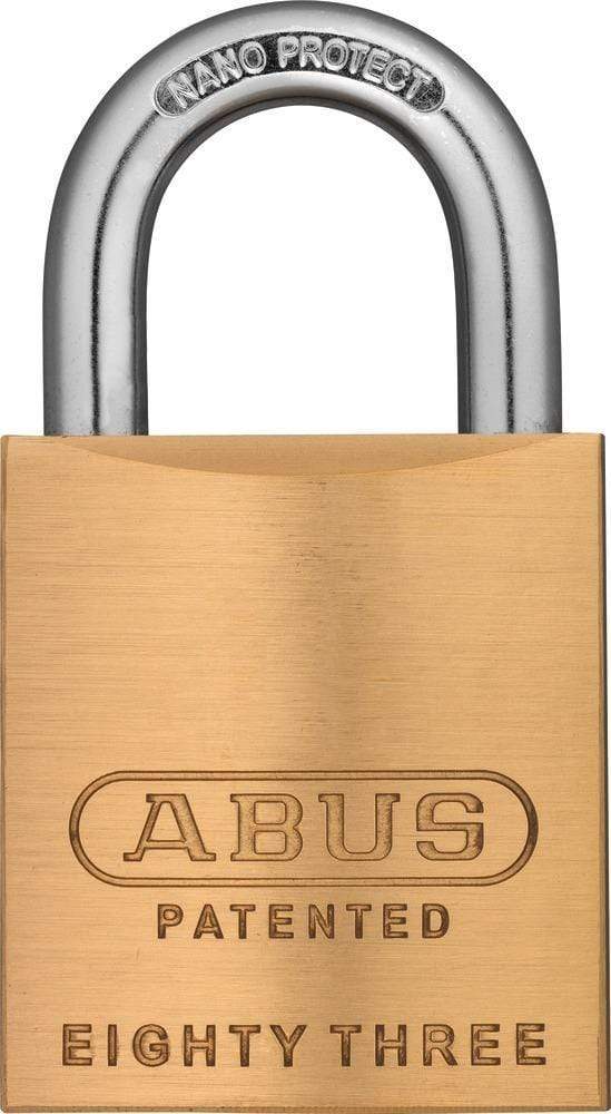 Abus 83/45 Rekeyable Padlock Sargent LA-LC -Brass Body Rekeyable Padlocks Abus Lock Co.