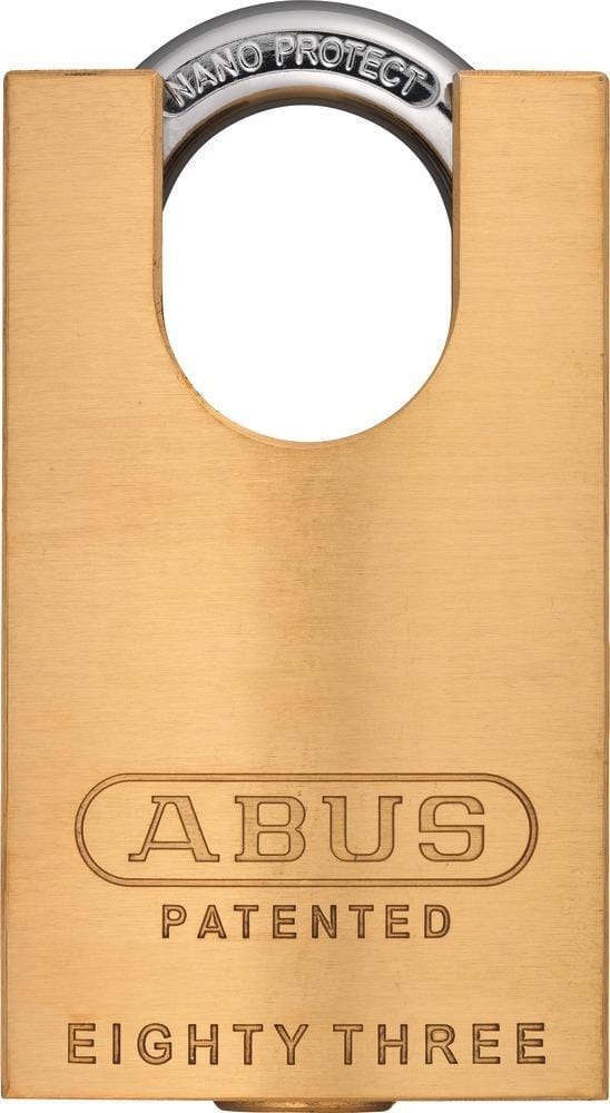 Abus Security 83CS/45 Rekeyable Padlock Schlage SC1 -Brass Body Rekeyable Padlocks Abus Lock Co.