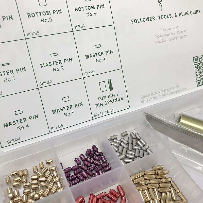 Kwikset Re-Keying, Pin Kit With Tools Pinning and Re-Keying Kits LockVoy