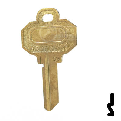 1510, BW2  Baldwin, Emtek Key Residential-Commercial Key Ilco